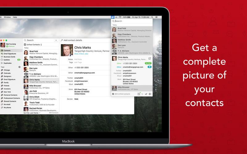 Full Contact App Mac
